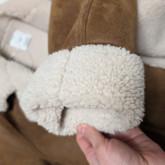 Mango oversized shearling lined coat xxs - Picture 8 of 11